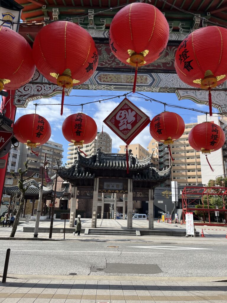 The gate for Nagasaki's Chinatown