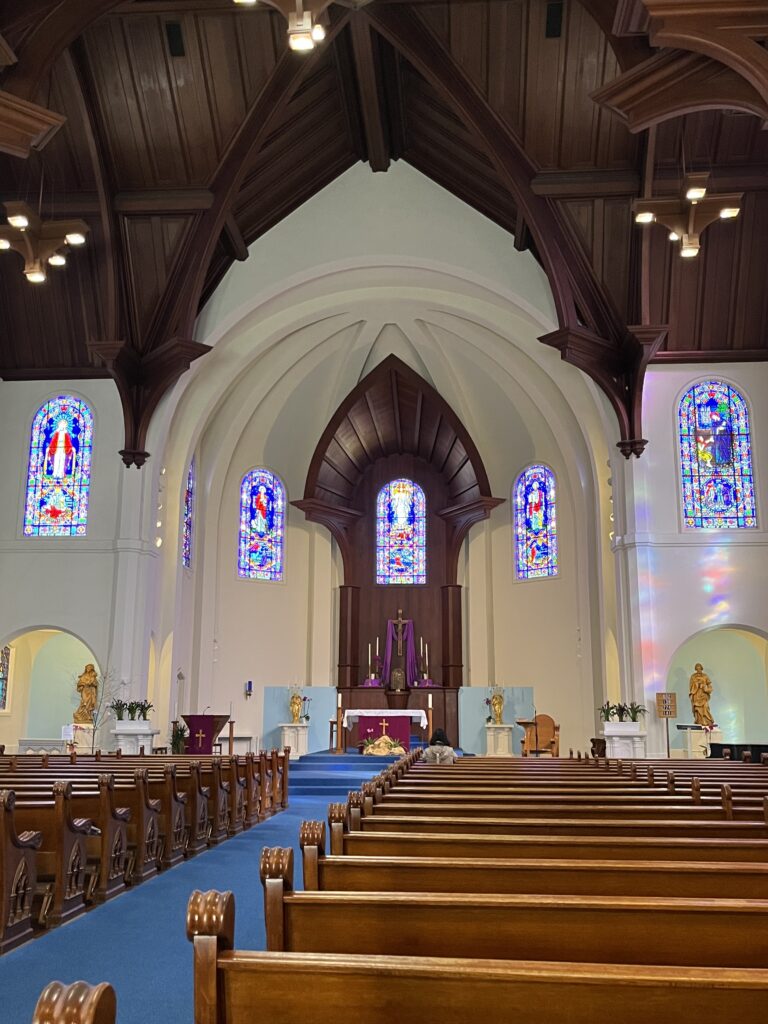 Inside St. Vincent de Paul Catholic Church San Francisco