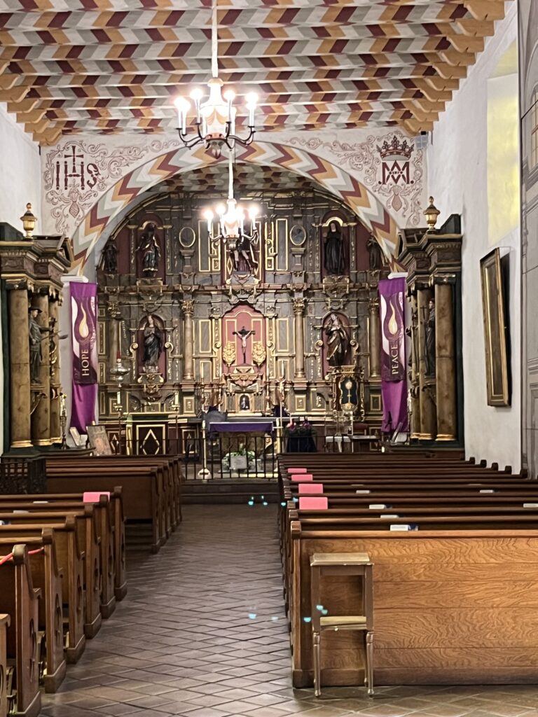 Inside of Mission San Francisco de Asis
